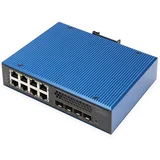 Industrial 8 + 4 10G uplink port L3 managed Gigabit Ethernet switch
