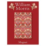 Customworks España Magnet - William Morris, Strawberry Thief, Red