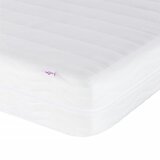  Dnevni krevet s madracem krem 90 x 200 cm od tkanine | shoptok.hr