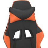  Masažna igraća stolica crno-narančasta od umjetne kože | shoptok.hr