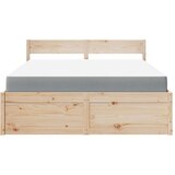  Krevet s ladicama i madracem 160x200 cm borovina | shoptok.hr