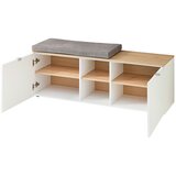 XORA GARDEROBNA KLOP bela, hrast artisan | Shoptok.si