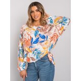 ex moda Blouse-EM-BZ-001N-2.31P-white-beige Cene