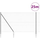 vidaXL kompleti ograj Komplet 2 Siva Jeklo 25 x 1.5 m Zložljivo | Shoptok.si