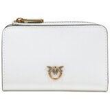 Pinko Denarnice MINI WALLET VITELLO SETA 106206 A0F1 Bela Cene
