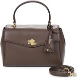 Polo Ralph Lauren FARRAH SOFT SATCHEL SMALL Smeđa Cijene