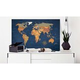  Slika na plutenoj podlozi - Ink Oceans [Cork Map] 60x40 | shoptok.hr