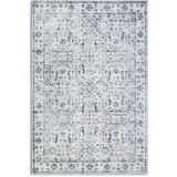 Svetlo modra preproga 120x160 cm Saveh Cream Blue –
