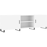 Maison Chic TV omarica - TV stojalo - Televizijska omarica bela 150x30x50 cm inženirski les, (21700978) Cene