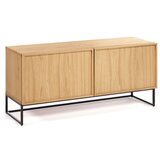 Kave Home TV omarica v hrastovem dekorju v naravni barvi 112x51x42 cm Taiana – | Shoptok.si
