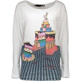 Love Moschino LONG SLEEVE T-SHIRT WOMAN WHITE | Shoptok.si