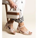 D/CEO Black sandals on a block heel Millo | Shoptok.si