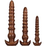 Evolved Twisted Love - analni dildo set (smeđi) | shoptok.hr