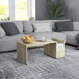 The Living Store Klubska mizica sonoma hrast 90x45x35 cm inženirski les - Klubska Mizica, (21574709) Cene