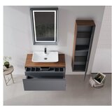 Hanah home Kupatilski ormarić sa umivaonikom i ogledalom (2 komada) Craft 100 430 | Eponuda.com