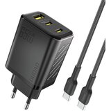 Dudao 65W STENSKI POLNILEC ZA TELEFONE 1 USB-C S KABLOM, (5000337829) Cene