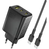 65W STENSKI POLNILEC ZA TELEFONE 1 USB-C S KABLOM, (5000337829)
