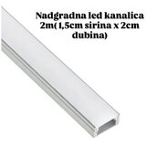  Aluminijumska nadgradna kanalica sa difuzorom 2m ( 6454-1 ) Cene