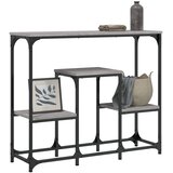  Konzolni stol siva boja hrasta 89,5x28x76 cm konstruirano drvo | shoptok.hr