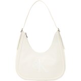 Calvin Klein Torba za čez ramo volneno bela Cene