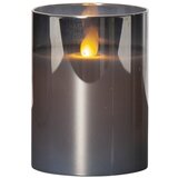 Star Trading Siva LED voštana svijeća u M-Twinkle staklu, visina 7,5 cm | shoptok.hr