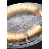 Candellux Lighting led stropna svetilka v srebrni barvi s kovinskim senčilom 40x40 cm merle | Shoptok.si