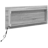  Ogledalo Zidne Siva Sonoma 90 x 8,5 x 37 cm Konstruirano drvo | shoptok.hr