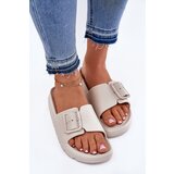 EVENTO Women's Foam Platform Sandals With Buckle Beige Viasara | ePonuda.com