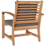  Stolica s jastukom 2 Komad Smeđa i tamno siva 65 x 60 x 76,5 cm | Eponuda.com