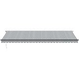 vidaXL Avtomatsko zložljiva tenda z LED antracit in bela 600x300 cm | Shoptok.si
