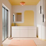 CARRYHOME Široka Komoda Alice, Peščena Barva | Shoptok.si