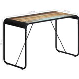  Jedilna miza 118x60x76 cm trden predelan les, (20711025) | Shoptok.si