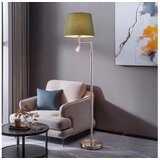 Brilagi LED Podna lampa CERIA 1xE27/60W/230V + LED/2,1W matni hrom/zelena Cene
