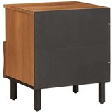  Noćni ormar 2 pcs Smeđa 40 x 33 x 46 cm Čvrsto drvo manga | shoptok.hr