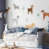  Foto tapeta - Doggies - a Subtle Illustration for Children 500x350 Vodootporna | shoptok.hr