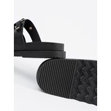 SEASTAR Black women's flip-flops decorated with three stripes | Shoptok.si