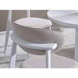Hanah home silva - white white dining table & chairs set (4 pieces) | ePonuda.com