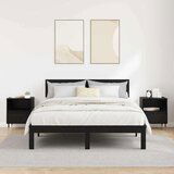  Nočna omarica 2 pcs Črni hrast 40 x 35 x 50 cm Konstruiran les | Shoptok.si