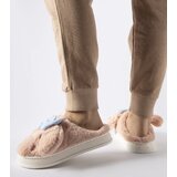 Gemre Pink warm slippers with ears and a bow Gilda | shoptok.hr