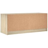 vidaXL TV ormarić sa staklenim vratima boja hrasta sonome 102x37x42 cm | shoptok.hr