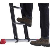 Altrex Aluminijasta prislonska lestev, s klini, črne barve, 10 klinov | Shoptok.si