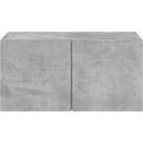 TV ormarić s LED svjetlima siva boja betona 60x35x31 cm | shoptok.hr