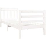  Okvir za krevet od masivnog drva bijeli 90x190 cm jednokrevetni | shoptok.hr