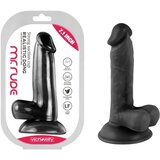 Mr. Rude - pripenjalni dildo za testise - 17 cm (črn) | Shoptok.si