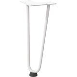  Noge s ukosnicama za stolić za kavu 4 kom. bijele 30 cm, puni čelik | shoptok.hr