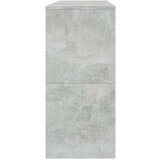 vidaXL Konzolna mizica betonsko siva 100x35x76,5 cm iverna plošča | Shoptok.si
