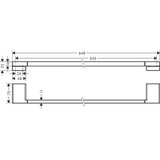 Hansgrohe addstoris držač peškira 64,8cm hrom 41747000 | Eponuda.com