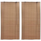  Rolete od bambusa 2 kom 150 x 220 cm smeđe | Eponuda.com