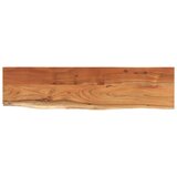vidaXL Stenska polica 120x30x3,8 cm pravokotna akacija naraven rob, (5000268565) Cene