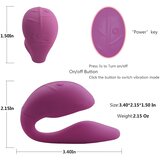 Cotoxo Cupid 2 - vibrator za par (viola) na baterije i daljinsko upravljanje | shoptok.hr